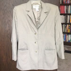 Rena Rowan blazer size 10 tan
